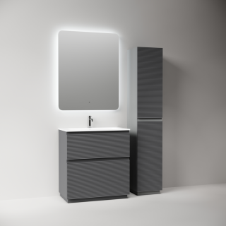 Тумба напольная под раковину Sancos Folk Floor FL80FGS 80 см Grey soft